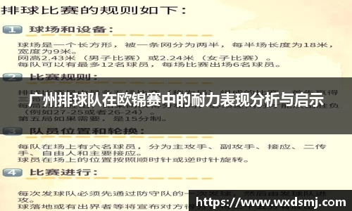 广州排球队在欧锦赛中的耐力表现分析与启示